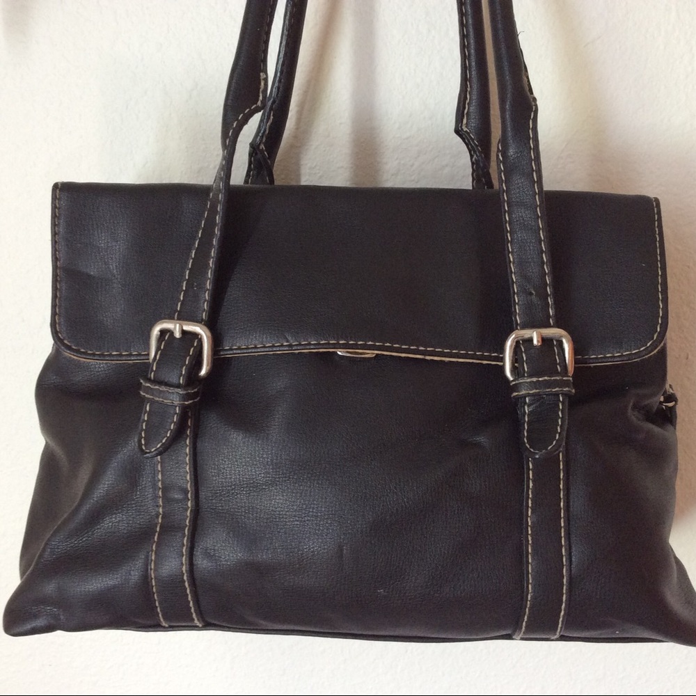 Liz Claiborne, Crazy Horse bag, adjustable straps.